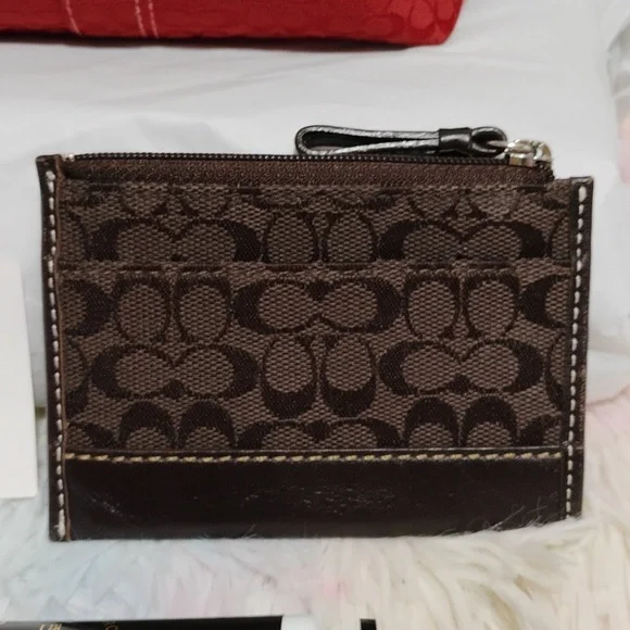 FIRM PRICE! Coach Y2K Signature Collection Mini Canvas/Leather Handbag/Wallet - Picture 5 of 16